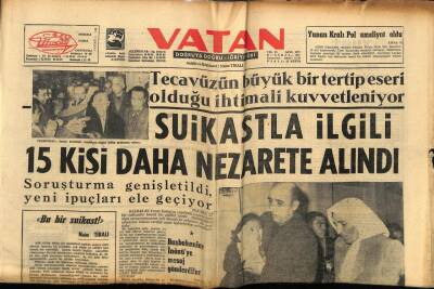 Vatan Gazetesi 22 Şubat 1964 - Rumlar Kıbrısta Soyguna Başladı GZ78842 - 1