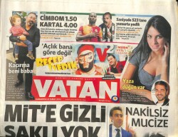 Vatan Gazetesi 22 Şubat 2014 - MİTe Gizli Saklı Yok GZ101272 - 1