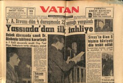 Vatan Gazetesi 23 Kasım 1960 - Yassıadadan İlk Tahliye GZ64651 - 1