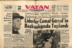 Vatan Gazetesi 23 Kasım 1964 - Kıbrıs Milli Muhafız Birliği Lağvedildi GZ64755 - 1