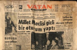 Vatan Gazetesi 23 Mart 1965 - Millet Meclisi Gizli Bir Oturum Yaptı GZ64800 - 2