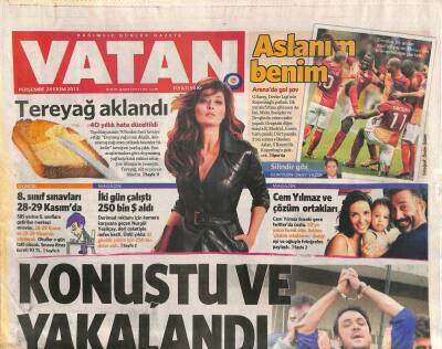 Vatan Gazetesi 24 Ekim 2013 - Cem Yılmaz Ve Çözüm Ortakları - Kainat Güzelleri Moskovada GZ106783 - 1