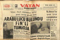 Vatan Gazetesi 24 Mart 1964 - Arabulucu Finli Tumioja GZ78784 - 1