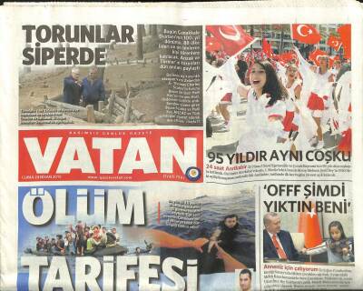 Vatan Gazetesi 24 Nisan 2015 - Obama Afganistanı Yanlışlıkla Vurduk Dedi GZ107510 - 1
