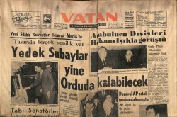 Vatan Gazetesi 24 Şubat 1965 - Yedek Subaylar Yine Orduda Kalabilecek GZ64779 - 2
