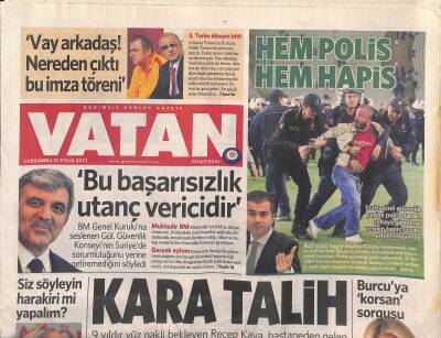 Vatan Gazetesi 25 Eylül 2013 - Pakistana 200 Atom Bombası - Türke Vizesiz Avrupa Hayal GZ124808 - 1