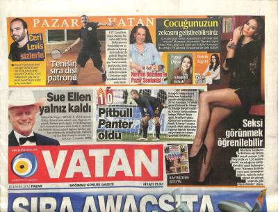 Vatan Gazetesi 25 Kasım 2012 - Mısırın Yeni Firavunu Olarak Anılan Mursi Eleştirilere Yanıt Verdi GZ107776 - 1