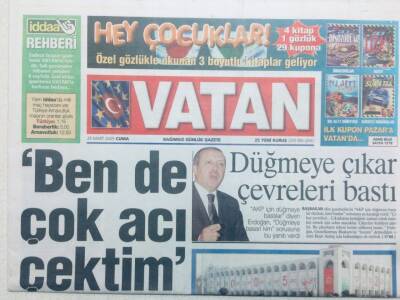 Vatan Gazetesi 25 Mart 2005 - Sibel Can Eşimden Ayrılmıyorum GZ42404 - 1