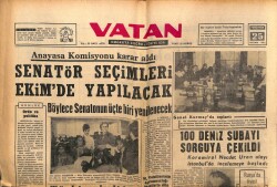 Vatan Gazetesi 25 Nisan 1963 - 100 Deniz Subayı Sorguya Çekildi GZ64877 - 1