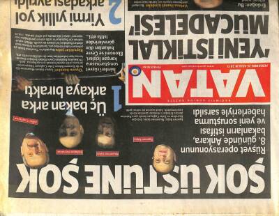 Vatan Gazetesi 26 Aralık 2013 - Şok Üstüne Şok 3 Bakan Arka Arkaya Bıraktı GZ99978 - 1