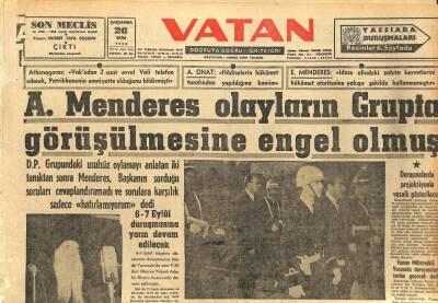 Vatan Gazetesi 26 Ekim 1960 - Mecburi İskan Kanunu Yürürlüğe Girdi GZ110100 - 1