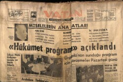 Vatan Gazetesi 26 Şubat 1965 - Amerikan Jetleri Viet-Konglara Bomba Yağdırıyor GZ64777 - 1