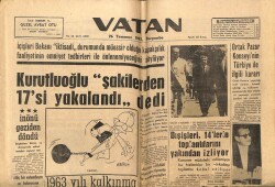 Vatan Gazetesi 26 Temmuz 1962 - Gerici Yayınlar Basan 5 Kitapçı Yakalandı GZ66124 - 2
