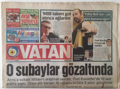 Vatan Gazetesi 27 Aralık 2009 - O Subaylar Gözaltında GZ28380 - 1