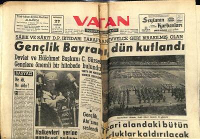 Vatan Gazetesi 27 Haziran 1960 - Kıbrısta Yeni Anlama Ümidi GZ78948 - 1