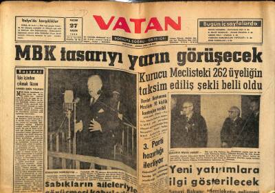 Vatan Gazetesi 27 Kasım 1960 - Hüseyin Kemiksiz Trafik Müdürü Oldu GZ78770 - 1