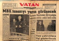 Vatan Gazetesi 27 Kasım 1960 - MBK Tasarıyı Yarın Görüşecek GZ64645 - 2