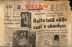 Vatan Gazetesi 27 Mart 1965 - Sovyet Uzay Aracı Beklenen Yere İnmemiş GZ64798 - 2
