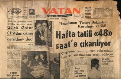 Vatan Gazetesi 27 Mart 1965 - Sovyet Uzay Aracı Beklenen Yere İnmemiş GZ64798 - 2