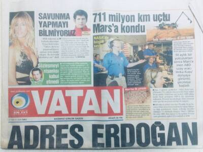 Vatan Gazetesi 27 Mayıs 2008 - Adres Tayyip Erdoğan GZ40666 - 1