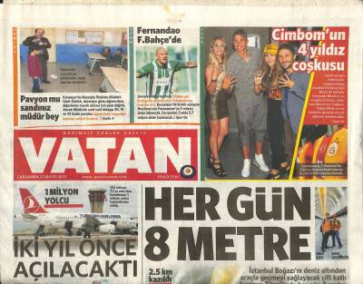 Vatan Gazetesi 27 Mayıs 2015 - Fernandao Fenerbahçede GZ116583 - 1