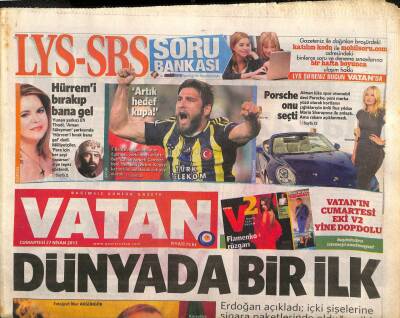 Vatan Gazetesi 27 Nisan 2013 - Fazıl Say İçin Yeniden Yargılama GZ106716 - 1