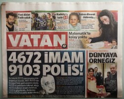 Vatan Gazetesi 27 Nisan 2017 Çankaya Köşkünde Elli Dakikalık Sürpriz - GZ44112 - 1