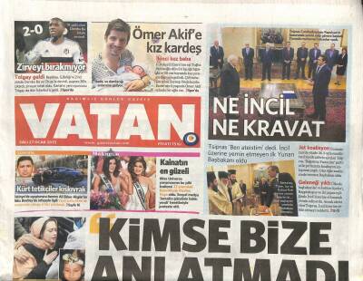 Vatan Gazetesi 27 Ocak 2015 - Abraham Lincolnun Saçı 25 Bin Dolara Satıldı GZ106753 - 1