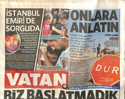 Vatan Gazetesi 27 Temmuz 2015 - Şampiyon Kenan Sofuoğlunun 4. Büyük Acısı GZ100160 - 1
