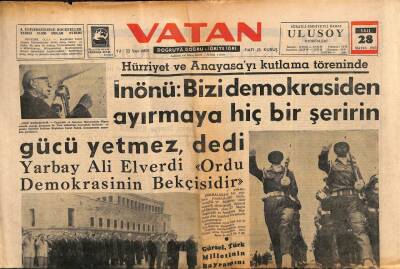 Vatan Gazetesi 28 Mayıs 1963 - Adana Şehri Sel Baskınına Uğradı GZ90495 - 1