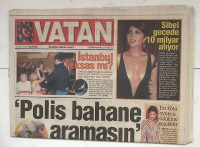Vatan Gazetesi 28 Şubat 2005 - Sibel Can Gecede 10 Milyar Alıyor GZ8434 - 1