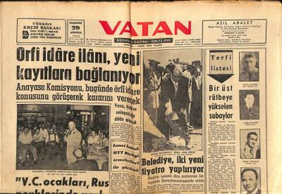 Vatan Gazetesi 29 Ağustos 1960 - Sophia Loren Ve Kocası Evli Değilizdedi GZ102659 - 1