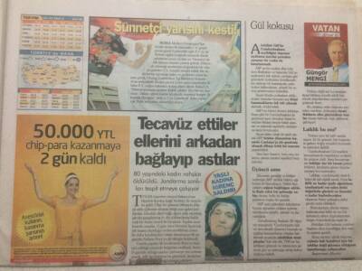 Vatan Gazetesi 29 Ağustos 2007 - Tuğba Özayın Babası Asker Kaçağı Çıktı GZ47760 - 1