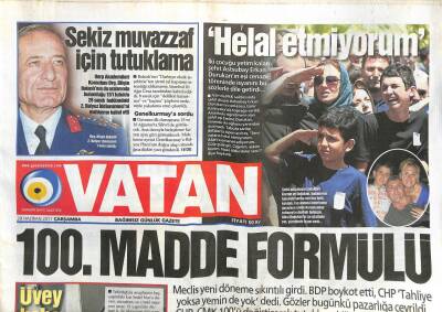 Vatan Gazetesi 29 Haziran 2011 - Karsan , Hyundai İçin 7 Yılda 200 Bin Ticari Araç Üretecek GZ113108 - 1