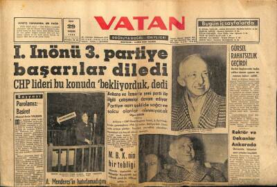 Vatan Gazetesi 29 Kasım 1960 - Berrin Menderes Tanık Olarak İfade Verirken GZ78665 - 1