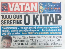 Vatan Gazetesi - 29 Mayıs 2005 - 1000 Gün Şerefine O Kitap GZ46323 - 2