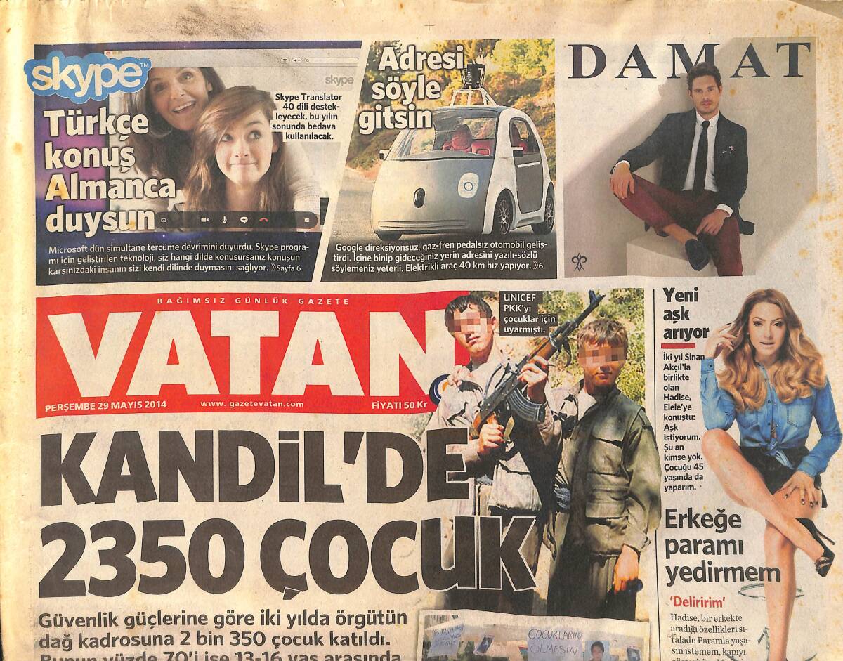 Vatan Gazetesi 29 Mayıs 2014 - Mandrake Veda Etti - Şampiyon Brezilya GZ159544 - 1