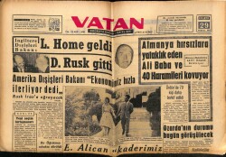 Vatan Gazetesi 29 Nisan 1963 - Alparslan Türkeş Huzur Derneği Kuruyor GZ64873 - 1
