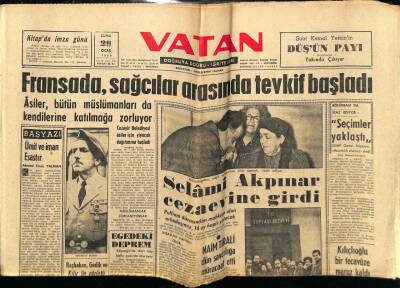 Vatan Gazetesi 29 Ocak 1960 - Zeki Müren Ve Sevim Çağlayan Rekabeti Büyük Bir Kavgaya Sebep Oldu GZ78943 - 1