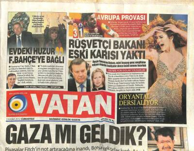 Vatan Gazetesi 3 Kasım 2012 - Açlık Grevinde İmralı Düğümü GZ107512 - 1