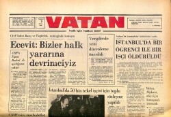 Vatan Gazetesi 3 Mayıs 1976 - İstanbul'da 50 Bin Tekel İşçisi İçin Toplu Sözleşme Yapıldı - Deniz Gezmiş Davasına Yeniden Bakılabilir Mi ? GZ161086 - Gökçekoleksiyon