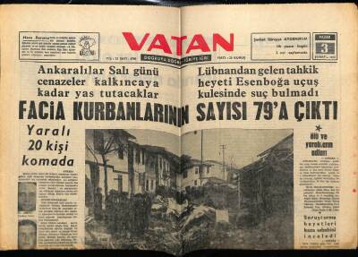 Vatan Gazetesi 3 Şubat 1963 - Ortaokul Ve Liselere Giriş İmtihanla Olacak GZ78958 - 1