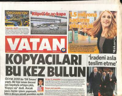 Vatan Gazetesi 3 Şubat 2015 - Sabancı Holdingin Radarından İrlandalı Asfalt Devi Kaptı GZ106685 - 1