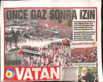 Vatan Gazetesi 30 Ekim 2012 - Tarihin En Büyük Kasırgası Sandy İçin Olağanüstü Hal - Wilmanın Sevgilisi Şöhret Avcısı Mı ? GZ124602 - 1
