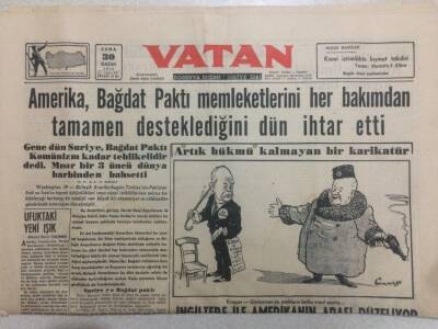 Vatan Gazetesi 30 Kasım 1956 - İngiltere Ve Amerikanın Arası Düzeliyor GZ52336 - 1