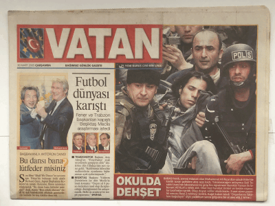Vatan Gazetesi 30 Mart 2005 - Deprem Yine Tatilde Vurdu GZ5303 - 2