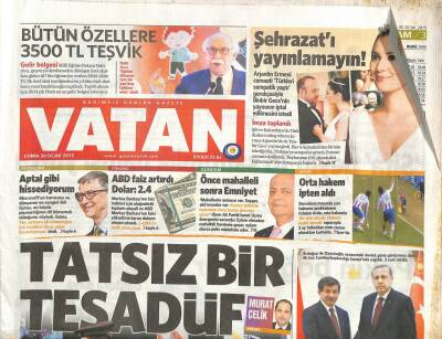 Vatan Gazetesi 30 Ocak 2015 - Arda Turanı Hakem Kurtardı - Başkanlık Sistemi Seçim Vaadi Oldu GZ106769 - 1