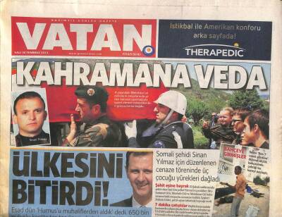 Vatan Gazetesi 30 Temmuz 2013 - Sivasta Hakimin Esrarengiz Ölümü GZ106744 - 1