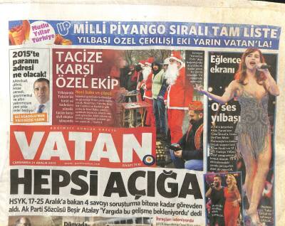 Vatan Gazetesi 31 Aralık 2014 - Ürdünlü Pilot Konuştu , Işid Öldürecek Bunu Biliyorum GZ106723 - 1