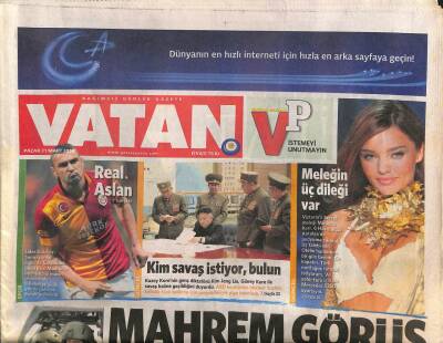 Vatan Gazetesi 31 Mart 2013 - Victorias Secret Meleği Miranda Kerr,6 Haziranda Antalyada Podyuma Çıkacak GZ106731 - 1